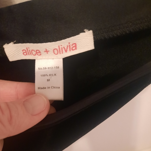 Black Embellished silk tank size Medium - Picture 3 of 6